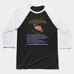 Civil War - 1st United States Colored Infantry (USCT) - USA w Streamer Civil War X 300 Baseball T-Shirt